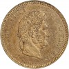 Avers : tête laurée de Louis-Philippe Ier à droite