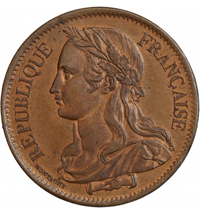 Concours de 10 Centimes - Essai modifié de Montagny - Cuivre