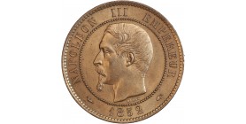 Avers : tête nue de Napoléon III à gauche