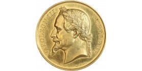 Aves : tête laurée de Napoléon III à gauche