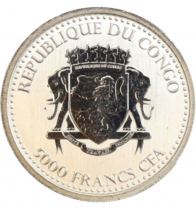 5000 Francs CFA - République du Congo Argent