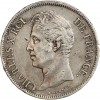 Avers : tête nue de Charles X à droite