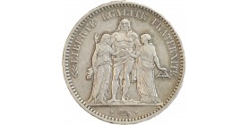 5 Francs Hercule Deuxième République