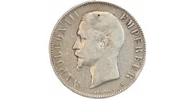 Avers : tête nue de Napoléon III à gauche.