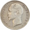 Avers : tête nue de Napoléon III à gauche.