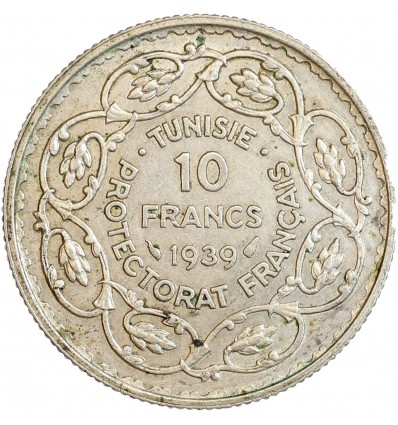 10 Francs Tunisie Argent