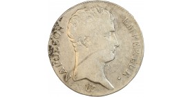 Avers : tête nue de Napoléon Ier à droite