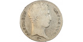 Avers : tête nue de Napoléon Ier à droite