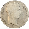 Avers : tête nue de Napoléon Ier à droite