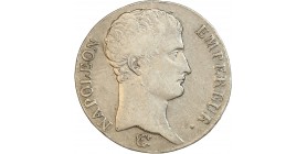 Avers : tête nue de Napoléon Ier à droite