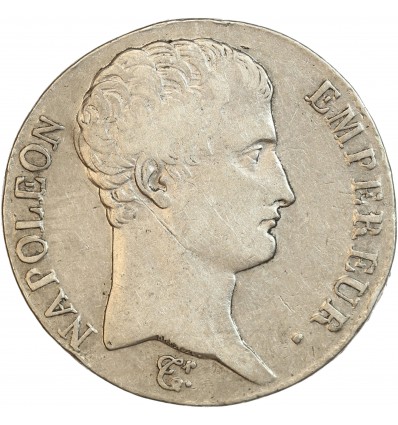 Avers : tête nue de Napoléon Ier à droite