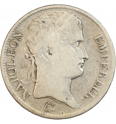 Avers : tête laurée de Napoléon Ier à droite.