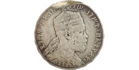 1 Birr Menelik II - Ethiopie Argent