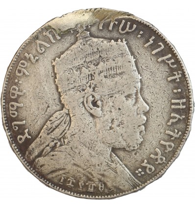 1 Birr Menelik II - Ethiopie Argent