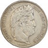 5 Francs Louis-Philippe Ier Tête Laurée Tranche En Relief