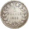 5 Francs Louis-Philippe Ier Tête Laurée Tranche En Relief