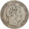 5 Francs Louis-Philippe Ier Tête Laurée Tranche En Relief