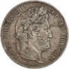 5 Francs Louis-Philippe Ier Tête Laurée Tranche En Relief