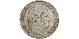 5 Francs Louis-Philippe Ier Tête Laurée Tranche En Relief