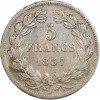 5 Francs Louis-Philippe Ier Tête Laurée Tranche En Relief