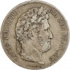 5 Francs Louis-Philippe Ier Tête Laurée Tranche En Relief