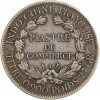 Revers : PIASTRE / DE / COMMERCE dans une couronne formée de branches d'olivier et de chêne entremêlées