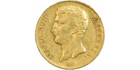 Avers : tête nue de Napoléon Ier à gauche