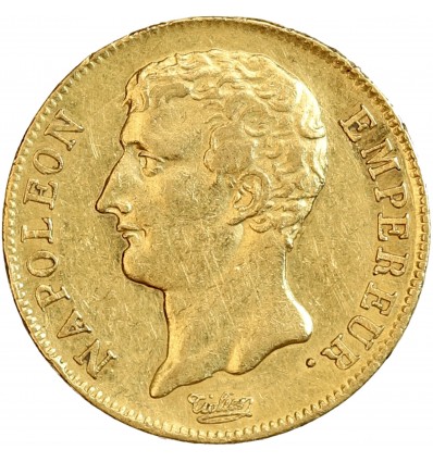 Avers : tête nue de Napoléon Ier à gauche