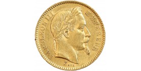 Avers : tête laurée de Napoléon III à droite