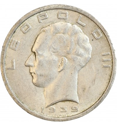 Avers : portrait à gauche de Leopold III