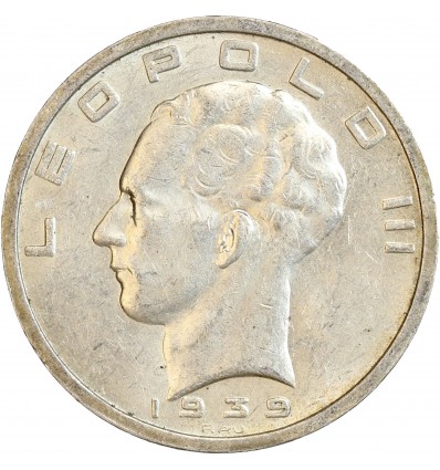 Avers : portrait à gauche de Leopold III