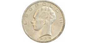 Avers : portrait à gauche de Leopold III