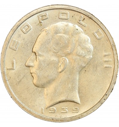 Avers : portrait à gauche de Leopold III