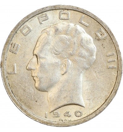 Avers : portrait à gauche de Leopold III