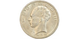 Avers : portrait à gauche de Leopold III