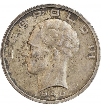 Avers : portrait à gauche de Leopold III
