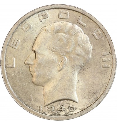 Avers : portrait à gauche de Leopold III