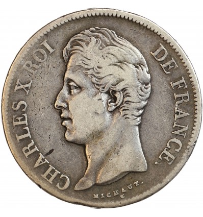 5 Francs Charles X 2ème Type