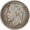 Avers : tête laurée de Napoléon III à gauche