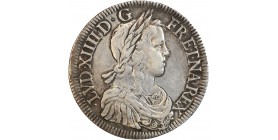Avers : buste enfantin de Louis XIV à droite