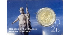 2 Euros Saint Marin 2026 B.U. - Statue de la Liberté