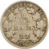 Revers : valeur faciale entre deux rameaux de chêne.