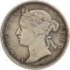 Avers : effigie de la reine Victoria à gauche