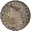 Avers : effigie de la reine Victoria à gauche