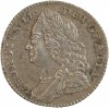 Avers : effigie du roi George II à gauche