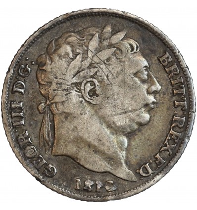 Avers : effigie à droite du roi Georges III