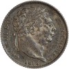 Avers : effigie à droite du roi Georges III