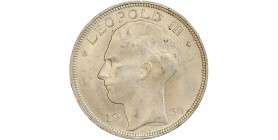 Avers : portrait du roi Leopold III à gauche