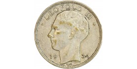 Avers : portrait du roi Leopold III à gauche