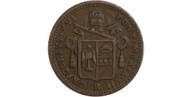 1/2 Baiocco au nom de Grégoire XVI AN VII - Vatican